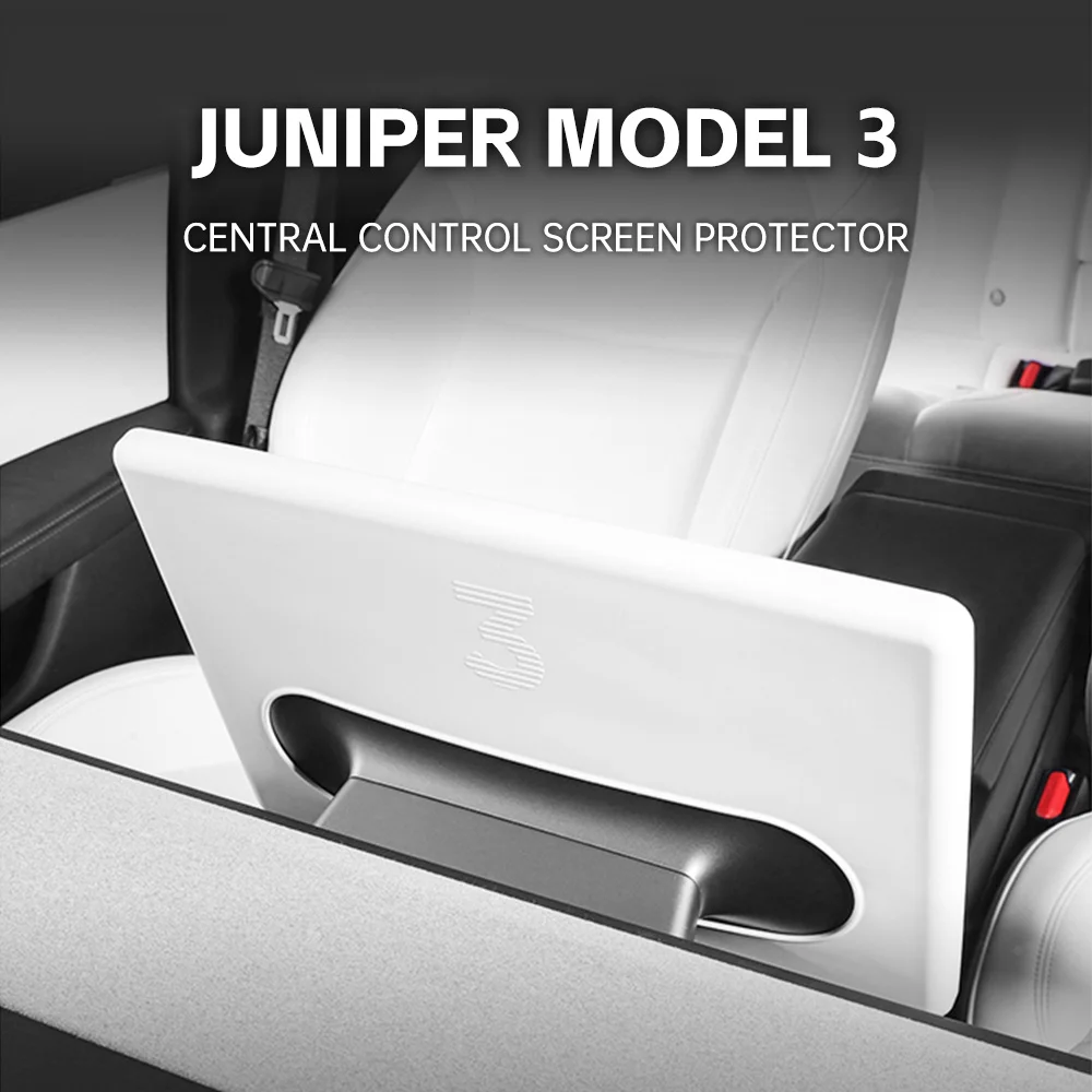 

Car Screen Silicone Protective Frame For Tesla Model 3 Highland 2024 2025 2026 & Model Y Juniper 2025 2026 Interior Accessories