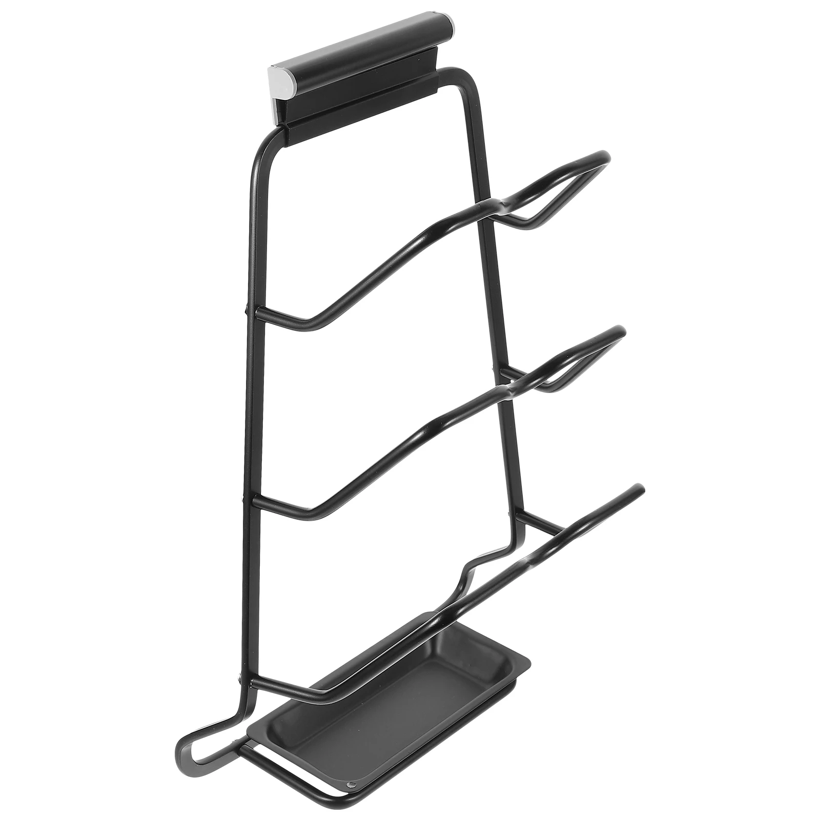 Estante estable para tapas de ollas, organizador de cubiertas de sartén para el hogar, soporte reutilizable para gabinete de cocina, soporte decorativo para tapas para el hogar y restaurante