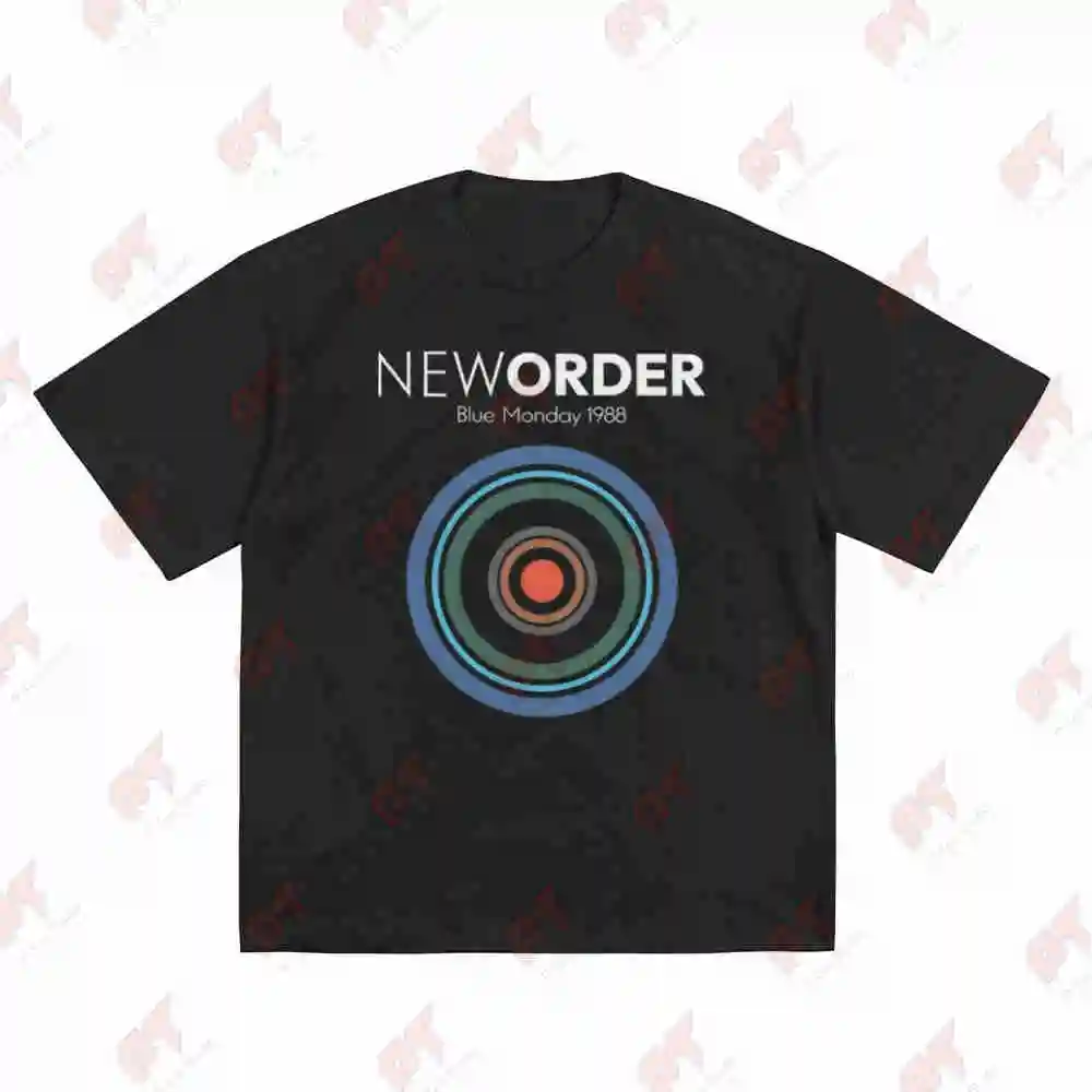New Order Blue Monday 1988 Short Sleeve Tee 100% Cotton T-Shirt
