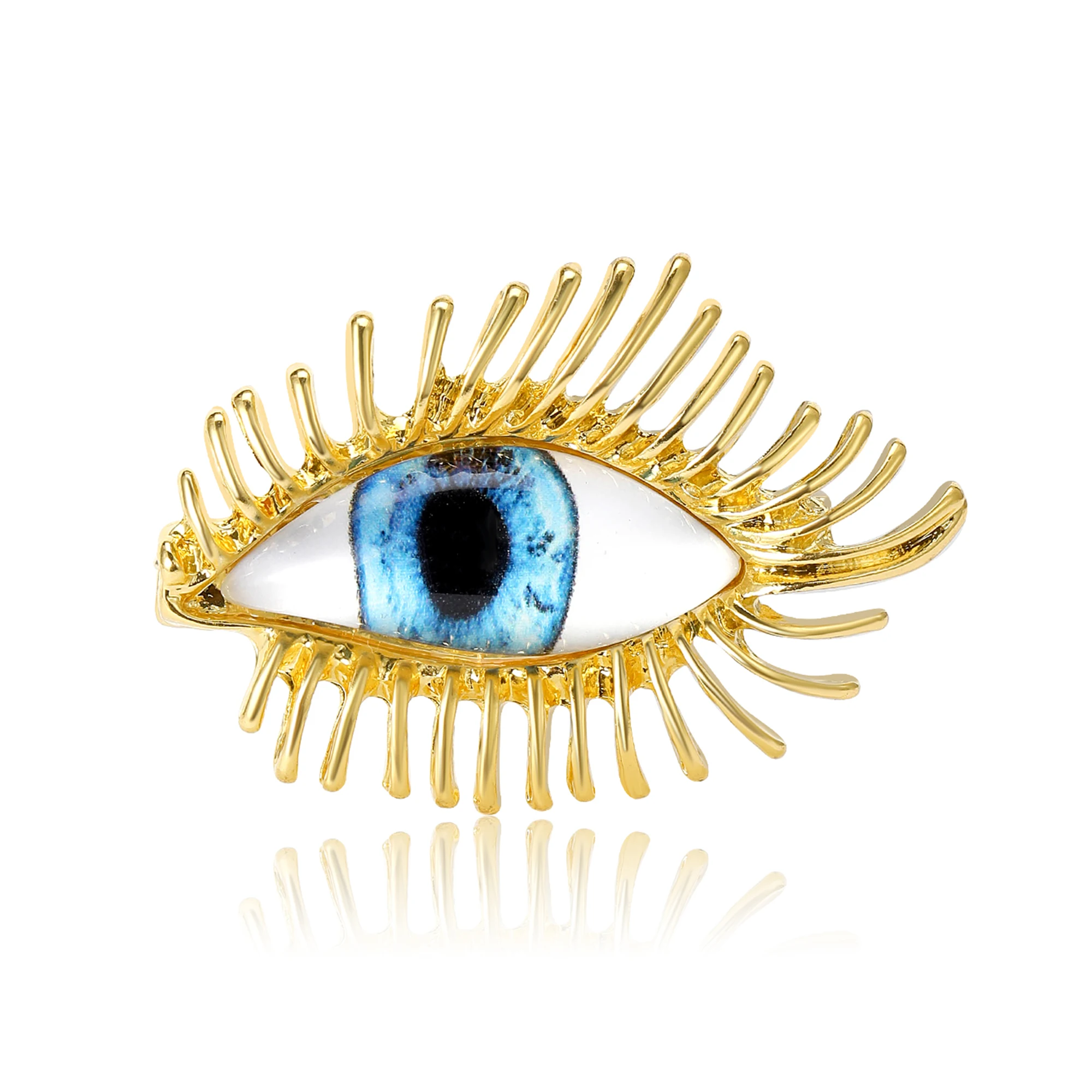 Charming Eye Brooches Pins for Women Unisex Beautiful Eyes Party Casual Pins Gifts