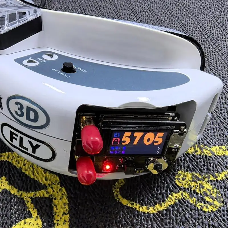 Advanced Double Antennas Receiver Board pour SkyZone Glasses for Enthusiasts 5V @ 450mA Power Alimentation D5QC