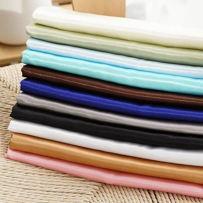 새틴 모조 실크 원단 선물 상자, 의류 안감 장식 재료, 인형 의류 공예 장식용 천, 1 계량기