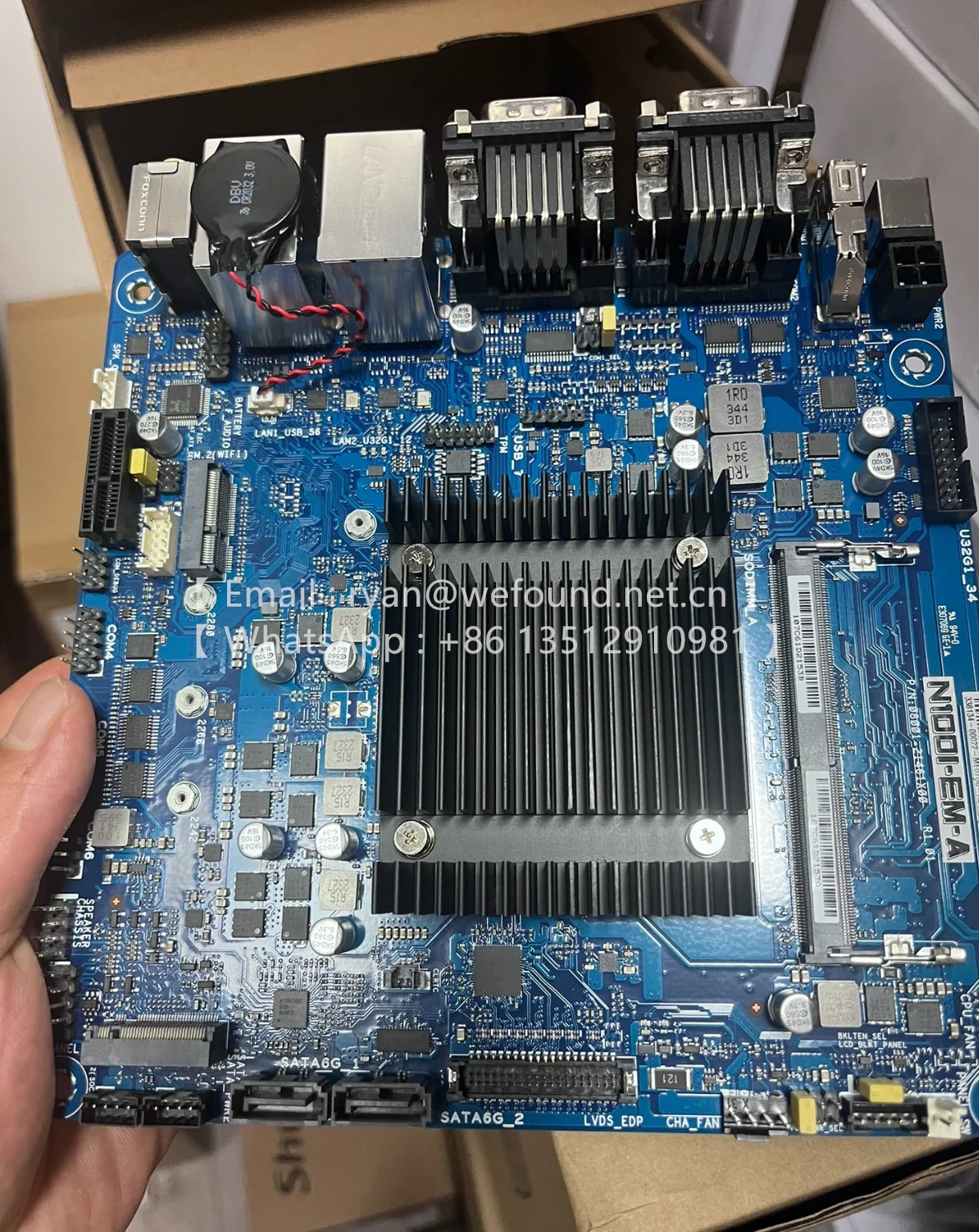 N100I-EM-A  Mini-ITX Processor N100, SO DIMM, DDR4