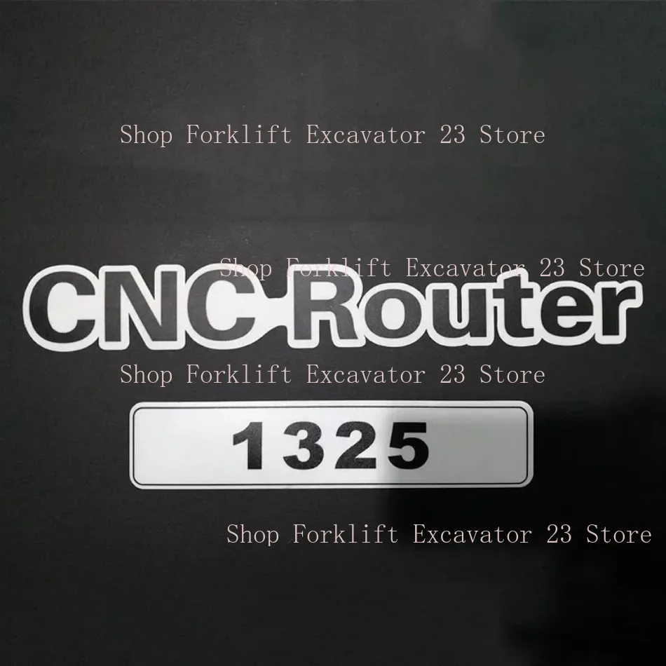 1PC Caution Sign Engraving Machine Safety Sign PVC Label X/Y/Z Axis Sticker 1325 Signage CNC Switch Emergency Stop Paste Tags