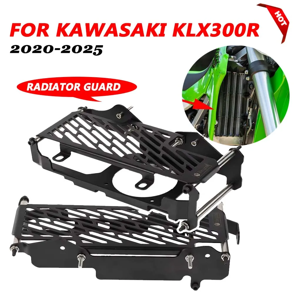 For KAWASAKI KLX300R KLX300 R KLX 300 R KLX 300R 2020 - 2025 Motorcycle Accessories Radiator Grille Grill Guard Protector Cover