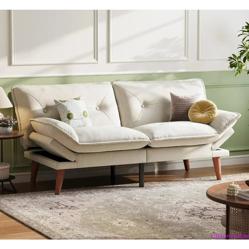 Futon Sofa Bed, 70"…