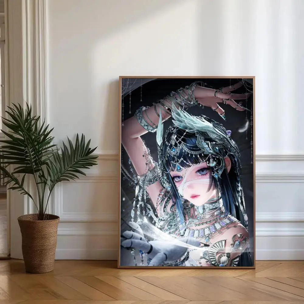 I-Infinity N-Nikki Poster Self Adhesive Wall Stickers Removable Room Decor Aesthetic Space Murals Fancy Gift