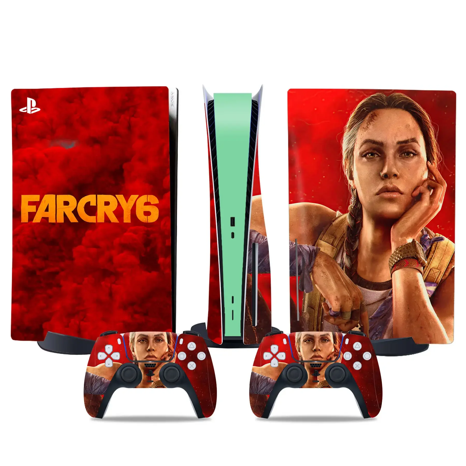 Dla standardowej konsoli dyskowej PS5 zdalny kalkomania skóry farcry 6