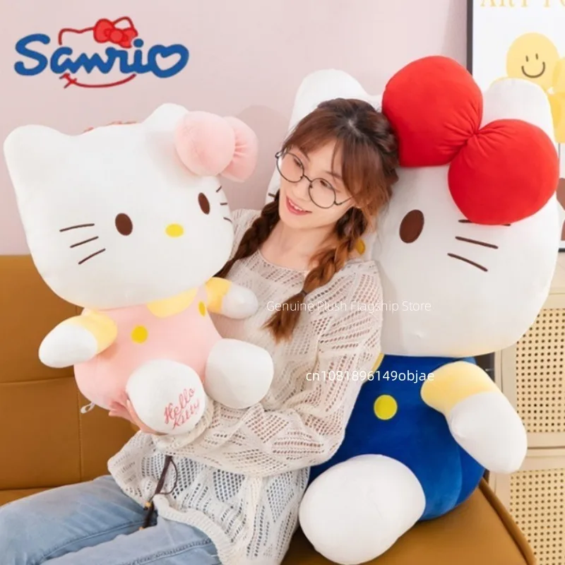 95 cm Super Große Größe Sanrio Hallo Kitty Anime Plüsch Puppe Kawaii Zimmer Dekoration Puppen Cartoon Kissen Ornamente Geschenke