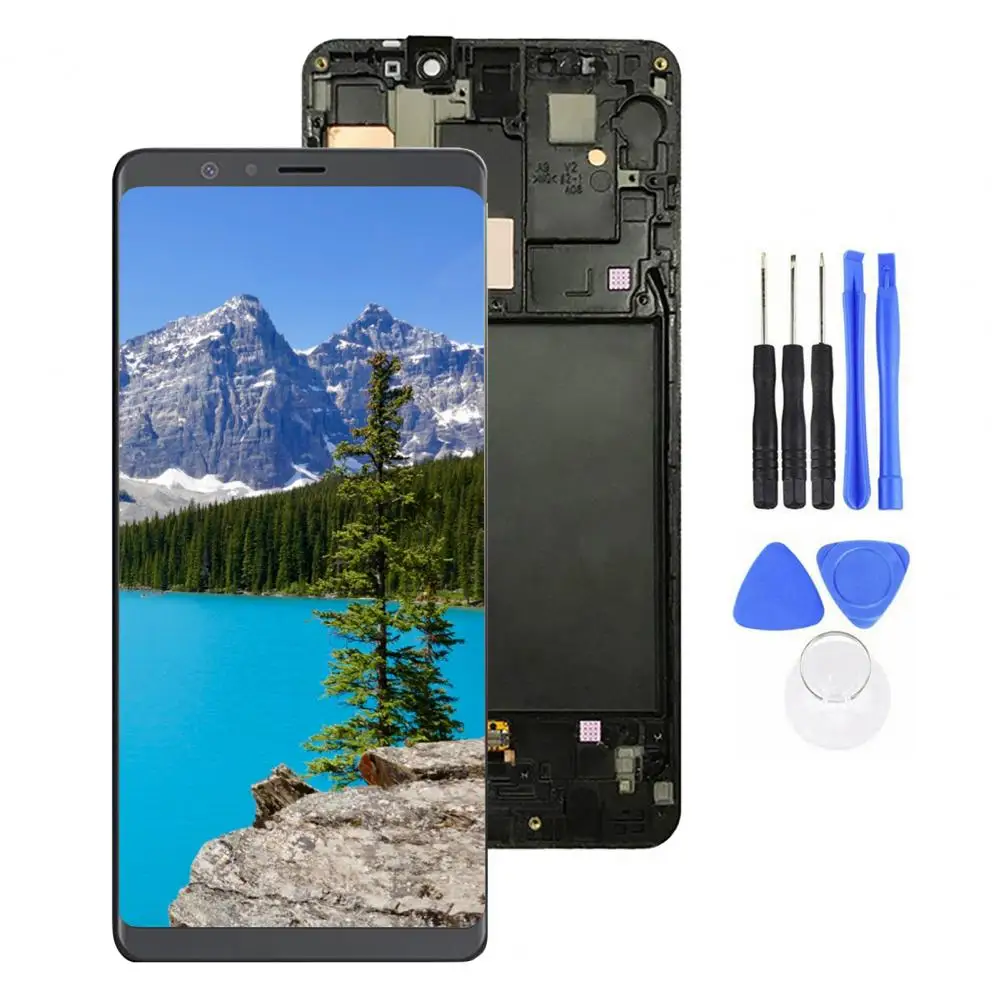 LCD Display Professional Replacement Parts Original Super AMOLED LCD Touch Screen Digitizer Assembly Samsung Galaxy A9 2018 A920