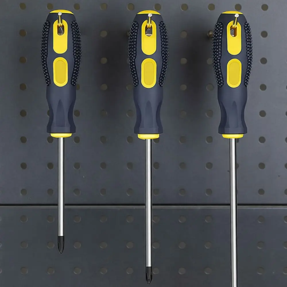 Manual Screwdriver Massage Design Magnetic Tip Chrome Vanadium Steel Hand Tool Household Hardware Repairing Accessory Equipment