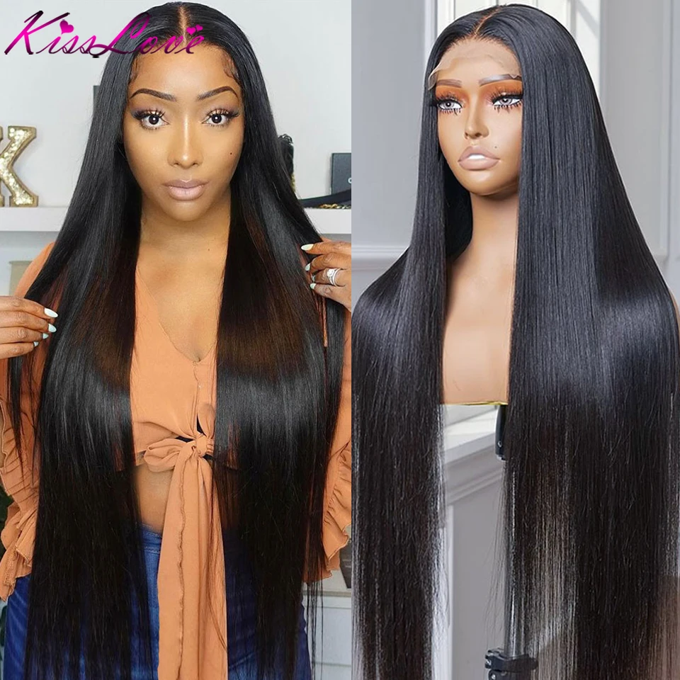 HD Lace Front Human Hair Wigs Straight 13x4 Lace Front Wig Transparent HD 13x6 Lace Frontal Wigs For Women 5x5 Lace Closure Wigs