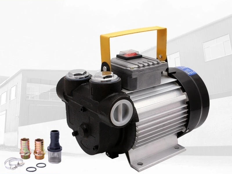 Heavy-Duty 550W Diesel Oil Transfer Pump – 60L/min Self-Priming Fuel Extractor for Agricultural & Industrial Applications