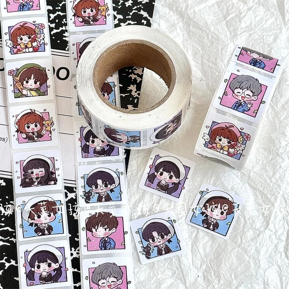 500pcs Cardcaptor Sakura Anime Stickers Kawaii LI SYAORAN Laptop Suitcase Skateboard Guitar Phone Cartoon Stickers Kid Gift Toys