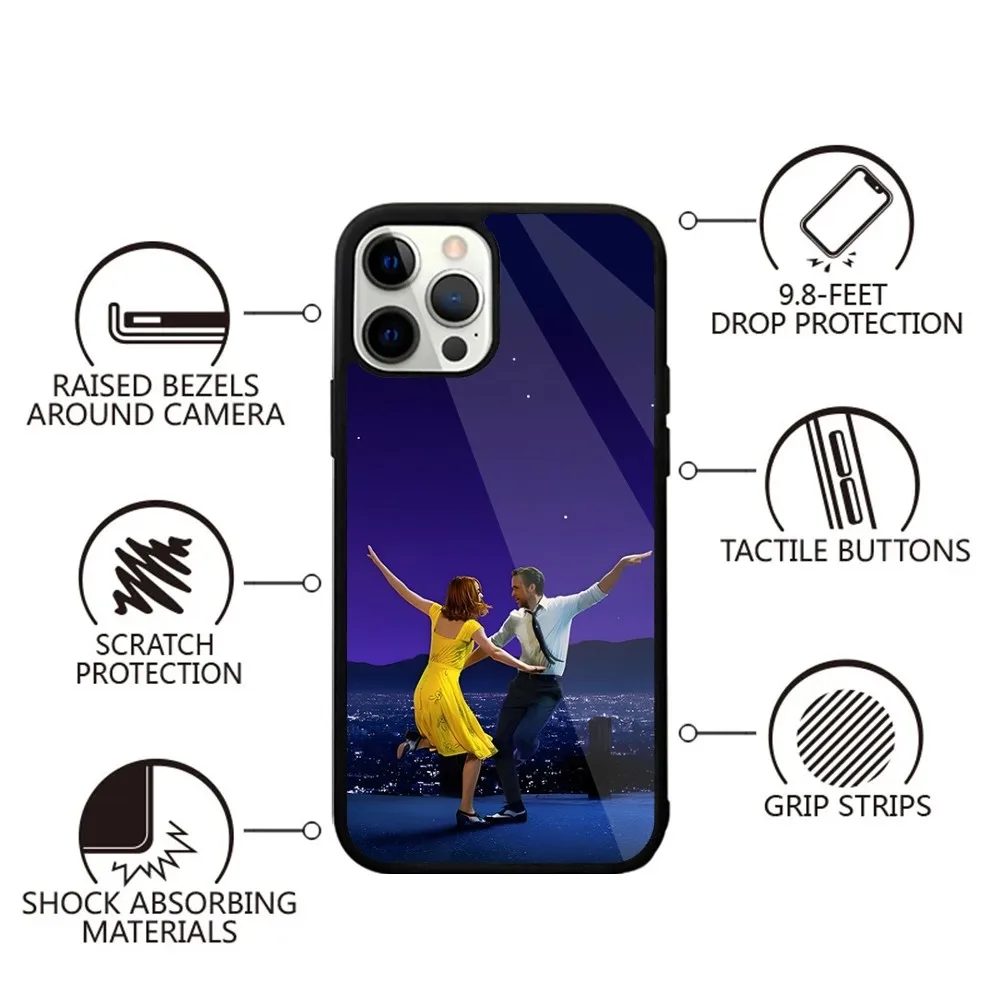 L-LaLaLand Movie Phone Case For iPhone 16,15,14,13,12,11,Plus,Pro,Max,Mini Magsafe Magnetic Wireless Charging