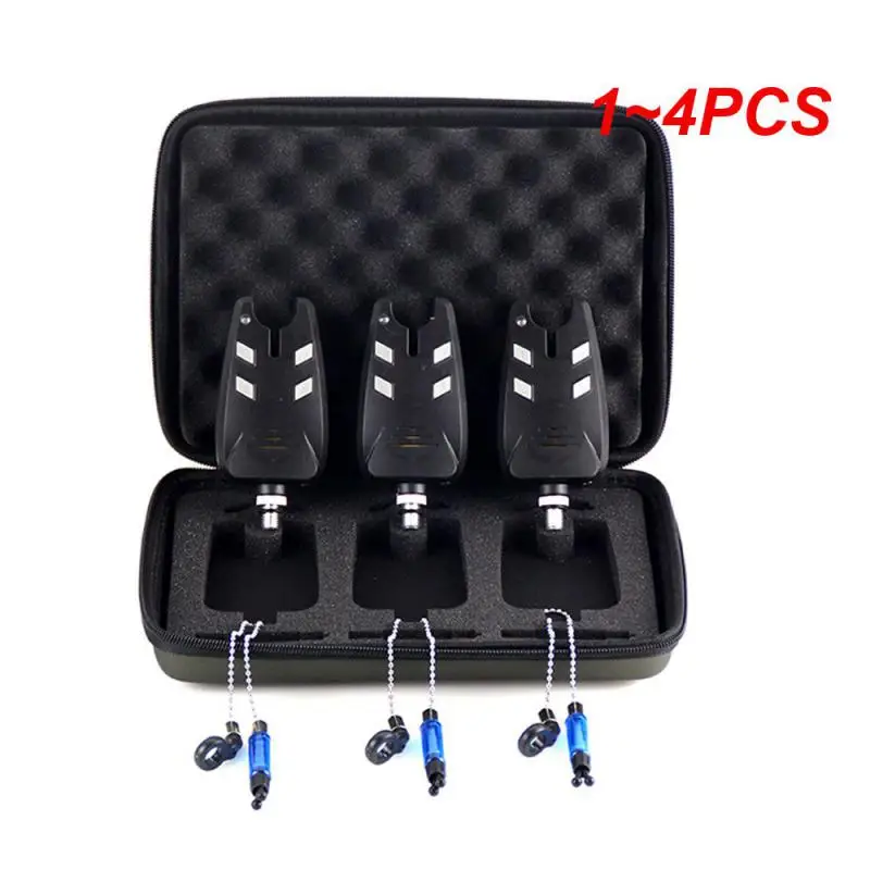 

1~4PCS Bite Alarm With Battery Protable Easy To Install Mini Night Fishing Fish Bite Indicator Fishing Supplies