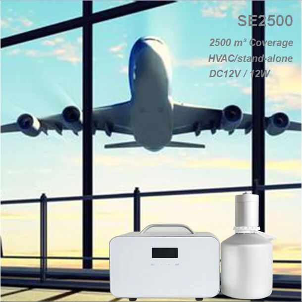 آلة ناشر رائحة المكتب ذات التصميم الحديث، نظام HVAC المعدني، موزع الزيوت العطرية الكهربائية للعلاج بالروائح العطرية