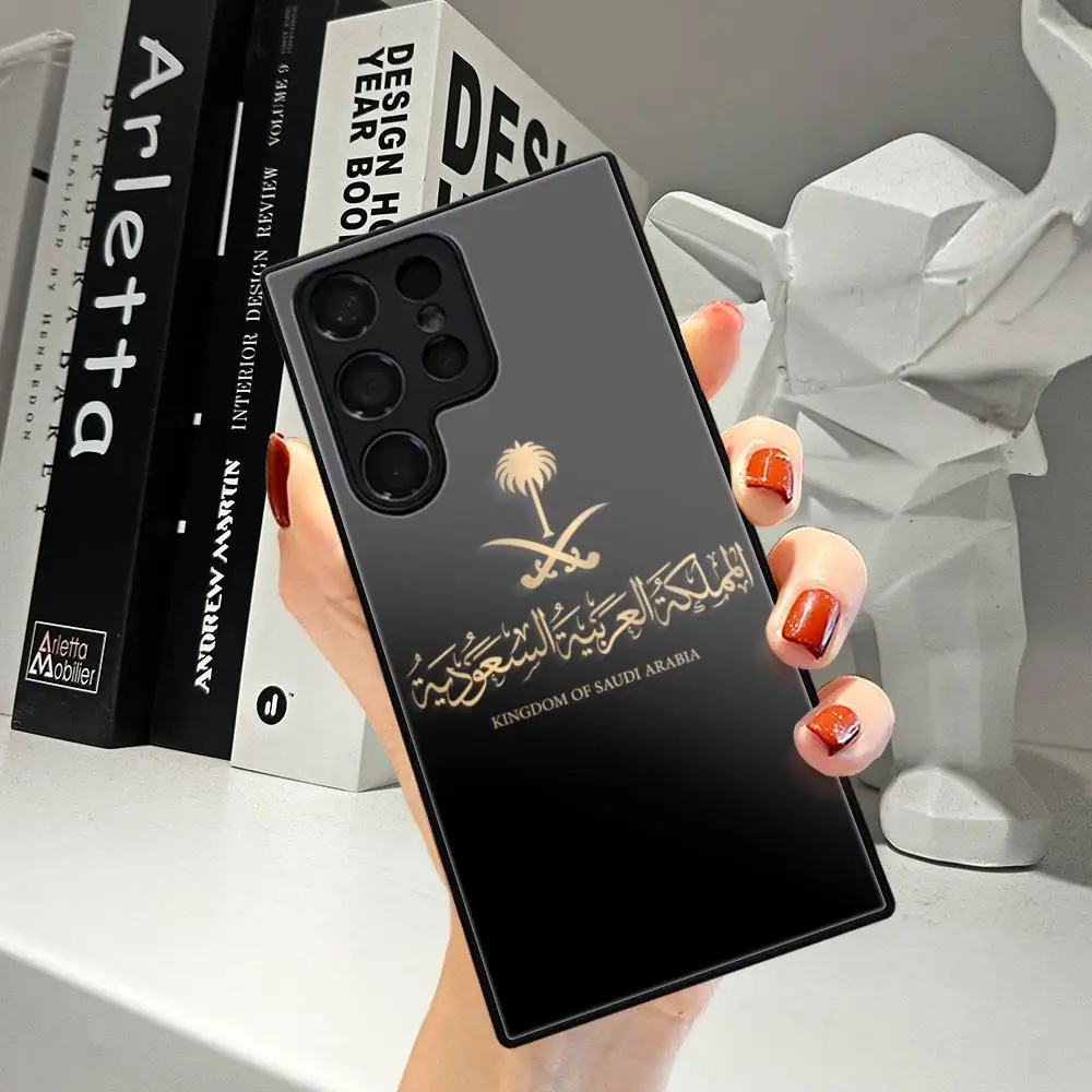 أغطية زجاجية لسامسونج غالاكسي ، المملكة العربية السعودية ، حالة الهاتف العلم ، S24 الترا ، S23fe ، S22 ، S20 ، S21 ، A54 ، A34 ، A15 ، A55 #2