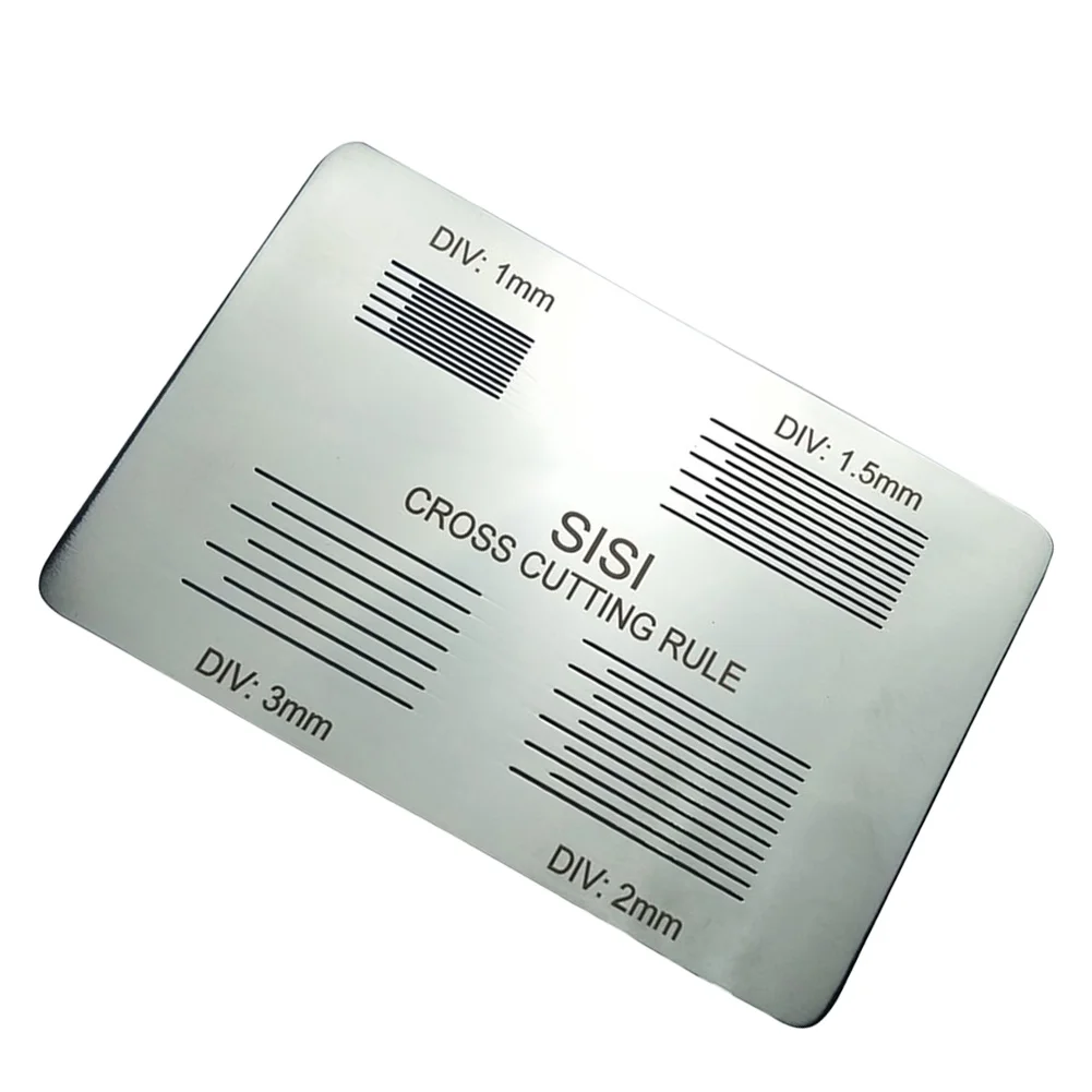 120*80mm Cross-grid Board Compact Coating Adhesion Tester Multiple Scratch Lengths Scratch Spacing Options For DIY Enthusiasts