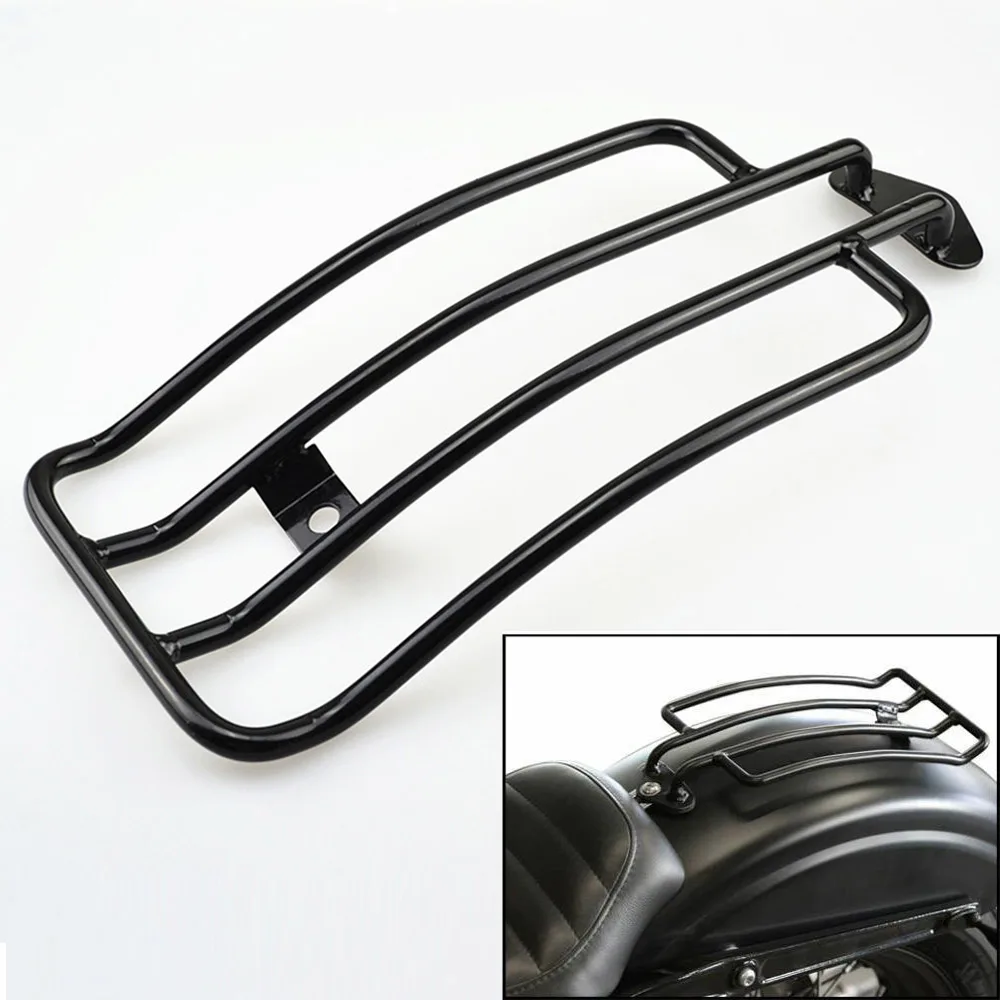 Motorcycle Accessories Luggage Rack Black Steel Fit For Harley-Davidson Sportster Deluxe - XLH 883 1986-1995