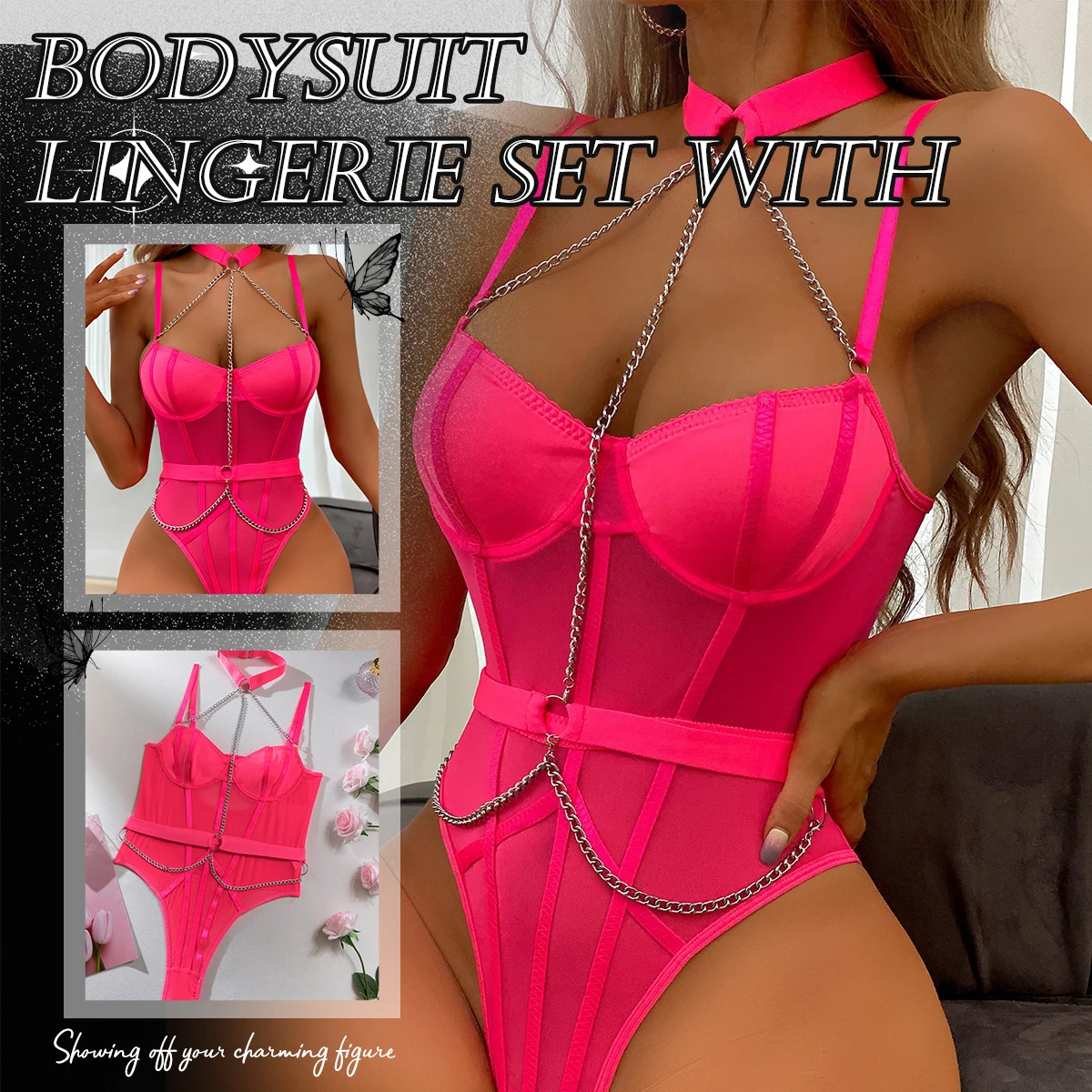 Lingerie sexy pour femmes, sous-vêtements, nuisettes, corps, dames, extrême, sexuel