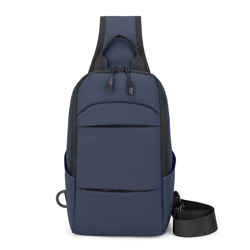 New Men's Chest Bag, Large-capacity Waterproof Single-shoulder Bag, Outdoor Sports Chest Bag, Casual and Versatile Crossbody Bag