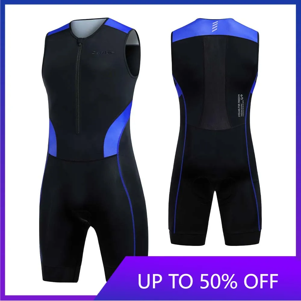 santic-men's-triathlon-cycling-suits-sleeveless-sponge-padded-quick-drying-for-running-swimming-km25c03028