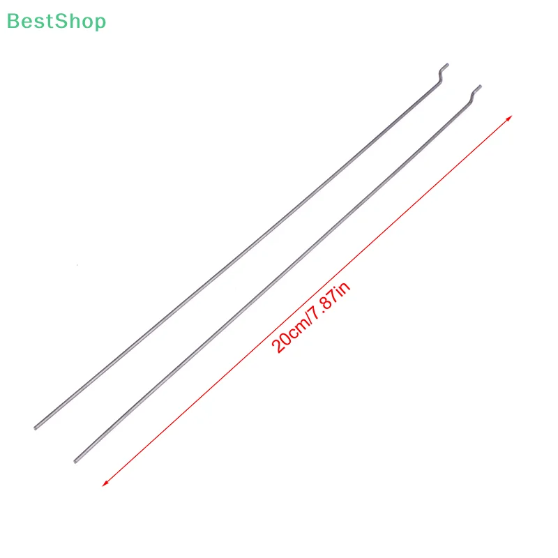 ★ ★ ★ 원격 제어 비행기 용 10Pcs Z 형 강철 와이어 서보 당김 막대, 직경 1.2MM 길이 20CM