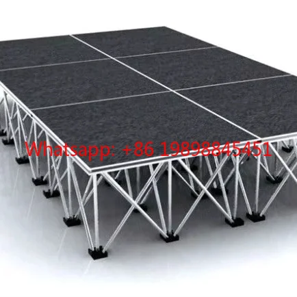 RK Certified Used Folding Stage Riser, Easy Install for Concert Events
