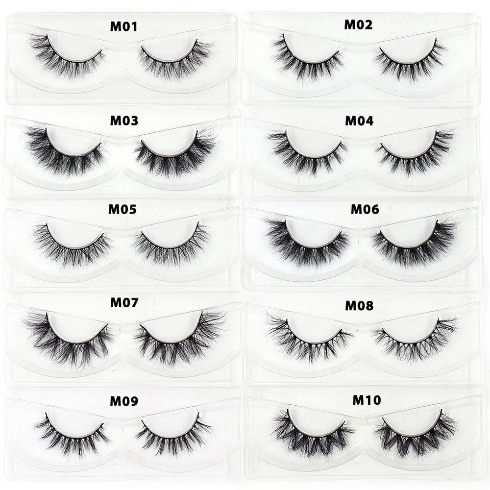 LEHUAMAO Wholesale 5D Mink Lashes Fluffy layered Messy Mink False Eyelashes Bulk  Reusable Soft Natural Mink Lashes Makeup