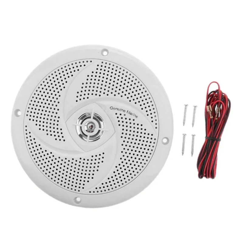 6.5Inch Marine Speaker Waterproof 60W Boat Speaker Audio Amplifier Loudspeaker With Cable For Boat Marine Car RV Sound Durable