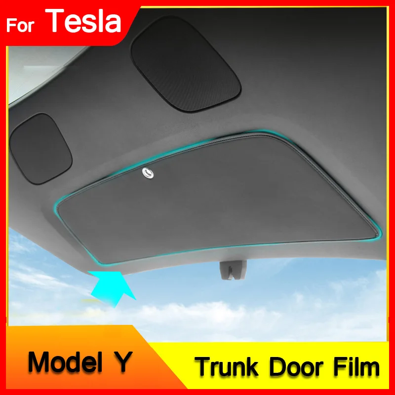 

For Tesla Model Y 2019-2024 Trunk Tailgate Anti-kick Anti Dirty Pad Automotive Interior Accessories