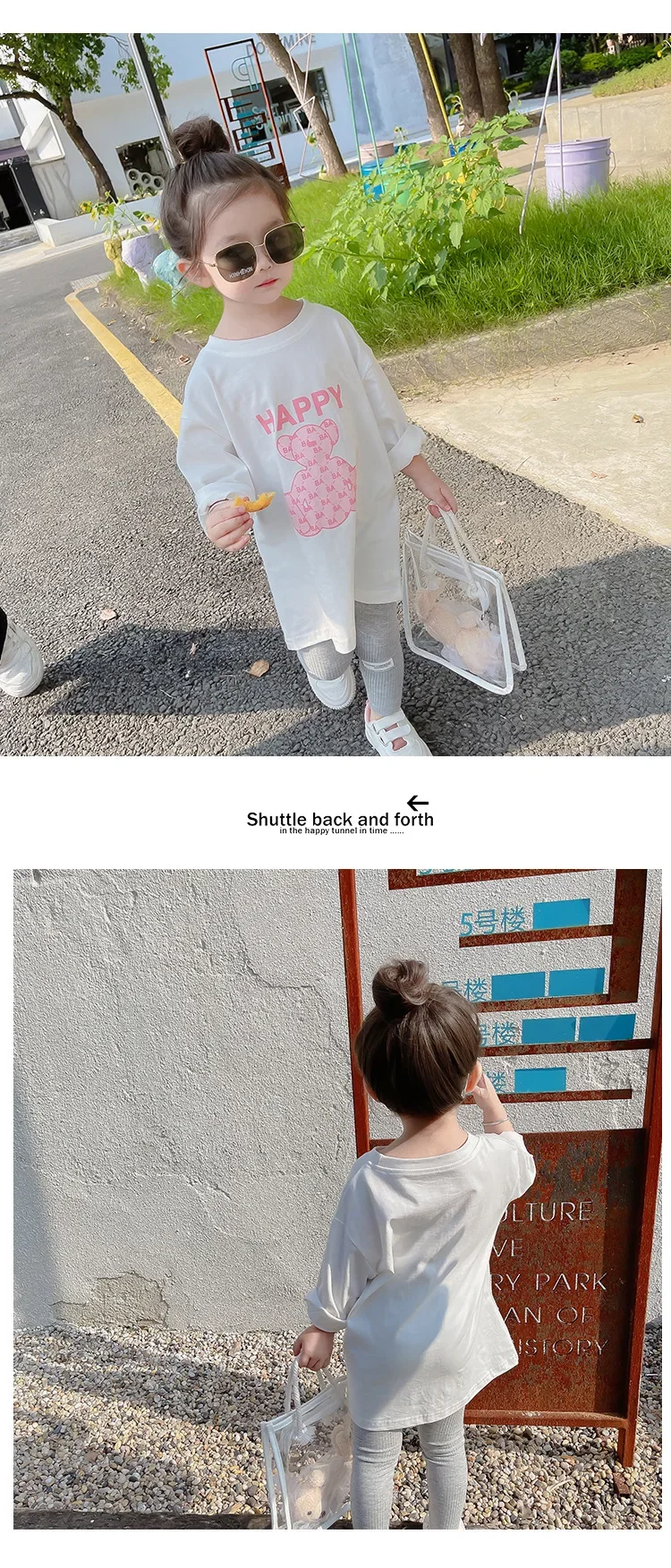 Herbstliches modisches Sportset für Kinder: Baby-Mädchen-Pullover + Leggings, zweiteiliges Set, Kleinkind-Mädchen-Kleidung mit Cartoon-Alphabet-Motiv – Detail 35
