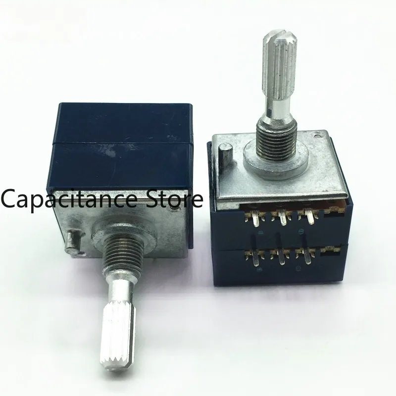 5PCS Fever level volume potentiometer 27 type dual A50K A100K spline