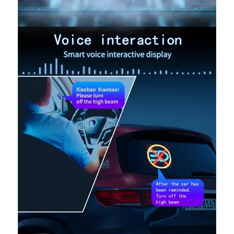 2026 Best Seller Devil's Eye Full RGB Color Smart Digital LED Light Display New Condition Interactive Car Advertising Screen