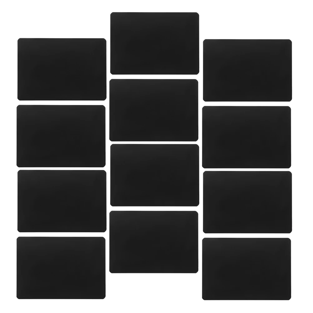 

15 Pcs Black A6 Price Tag Display Sign Label Handwritten Card Supermarket Shelf Tags Wire Shelving Wear Resistant Functional