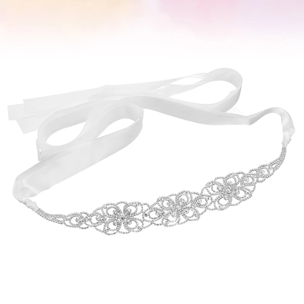 

Crystal Bride Belt Elegant Wedding Dress Decor Bridesmaid Belt Formal Occasion Bridal Waistband Beautiful Photo Prop Long