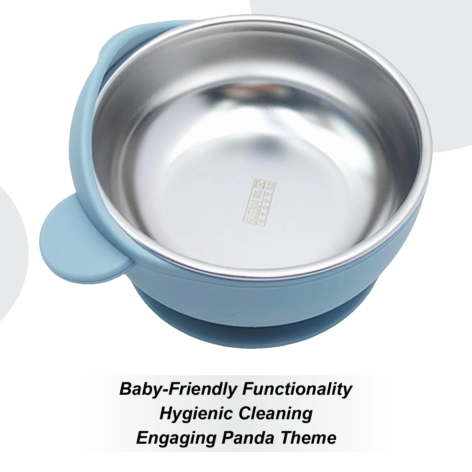 

Baby Bowl Suction Cup Feeding Baby Food Bowls Stainless Steel Inner Grip Training Utensils Feeder Containers For Dish Eating