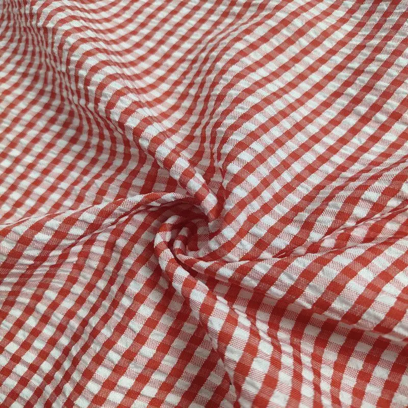 100x145cm Karierter Stoff für Hemden, Röcke, Kleidung, DIY, Bunter Stoff-Hintergrund, T-Shirts, Nähstreifen, Handarbeit, Weicher Stoff – Detail 6