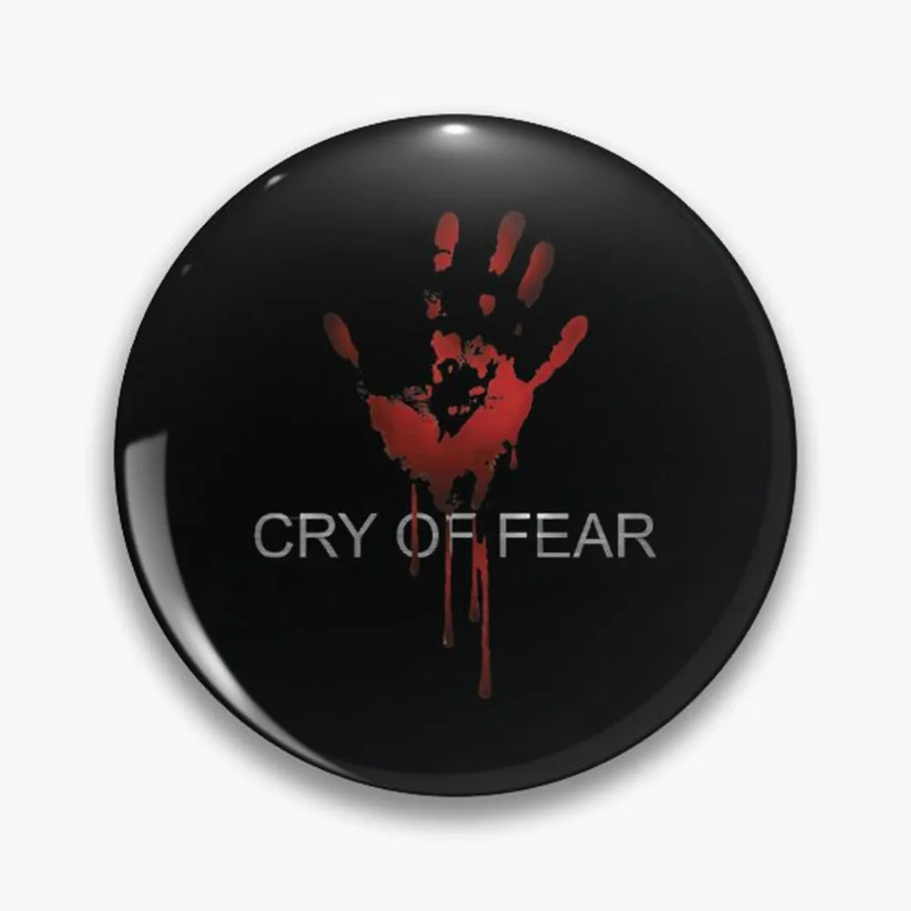 CRY of Fear Pins Badge Brooches For Game Player Gifts Hat Pin Backpack Pines Simon David Horror Hero Brooch Boys Teens Jewelry