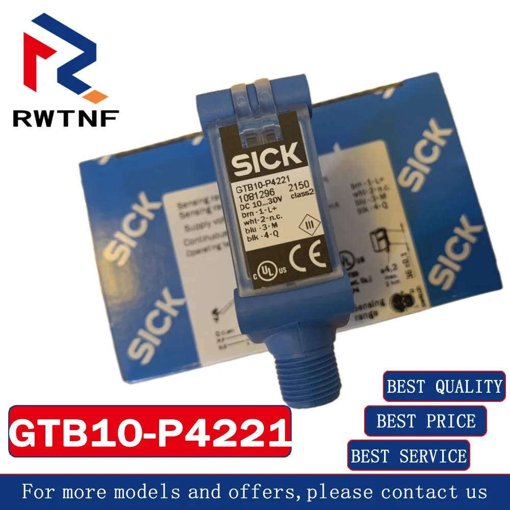 

Совершенно новый подлинный фотоэлектрический датчик SICK GTB10-P4221, 100% оригинальный складской запас