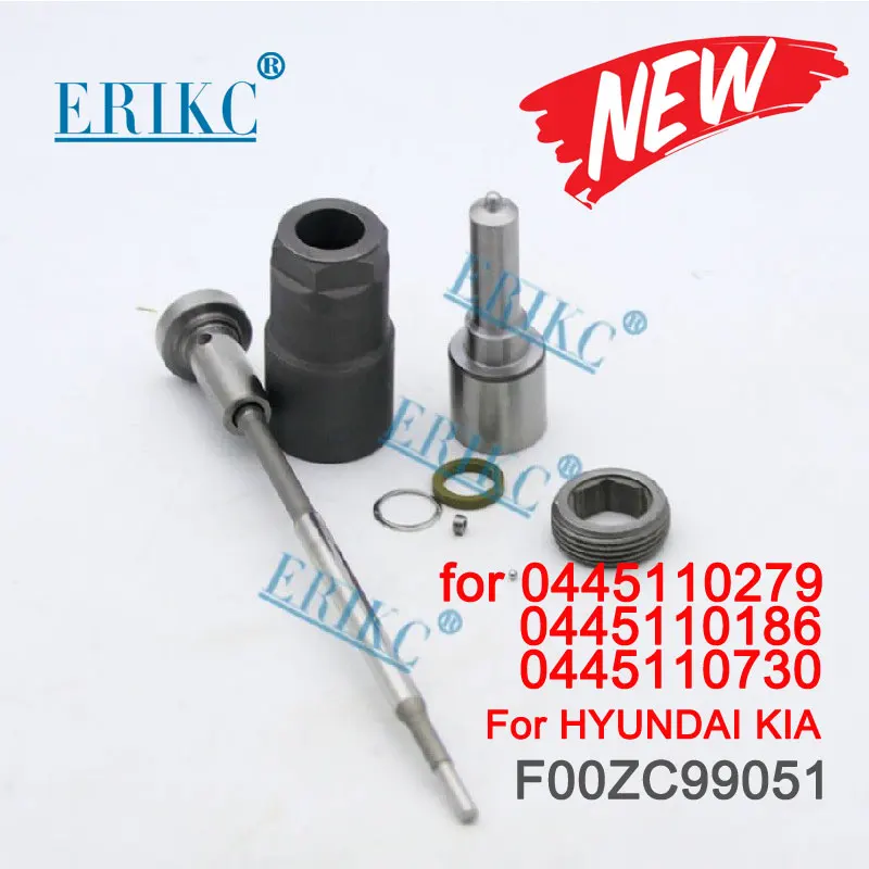 

F00ZC99051 Injection Repair Kit Valve F00VC01033 Nozzle DLLA156P1368 For HYUNDAI 33800-4A100 0445110279 0445110186 0445110730