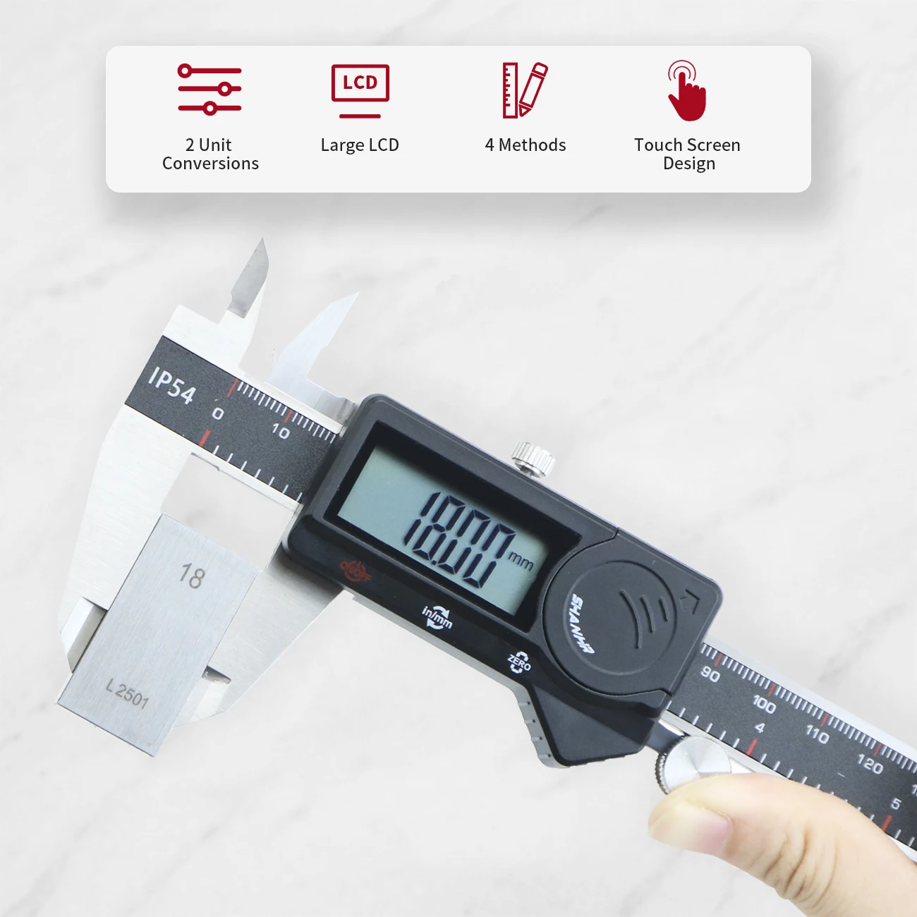 SHANHR Digital Vernier Caliper - Digital Caliper 150Mm Stainless Steel 评论和价格