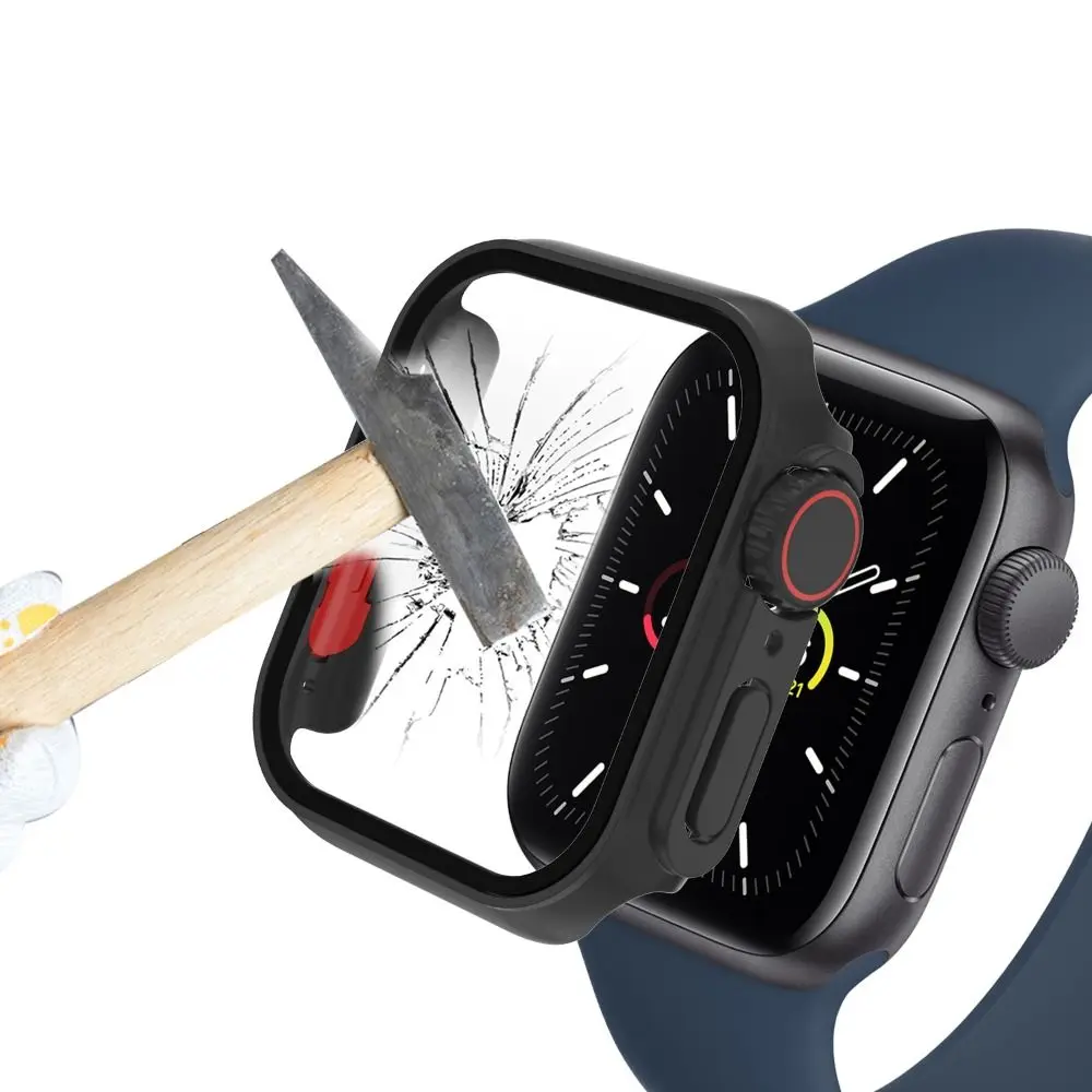 Внешний вид Upgrade Ultra 49 мм Change to Ultra Case Upgrade Case PC Закаленная защитная пленка для экрана для Apple Watch 8 7 6 5 4 SE