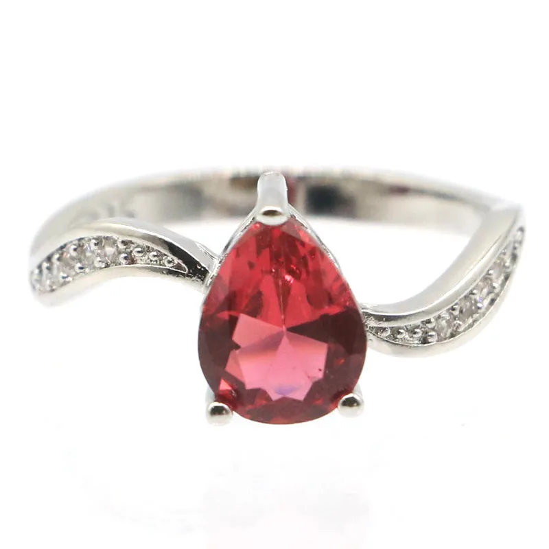 Buy 3 Get 1 Free 2g Customized 925 SOLID STERLING SILVER Rings Mystic Topaz White Sapphire Emerald Red Ruby Tourmaline