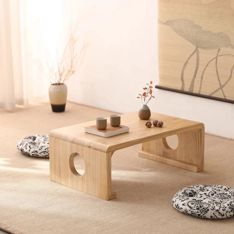 Mesa de centro de diseño de madera, mesita pequeña y moderna, decoración de libros, lateral, estética Simple, Mini Mesas Bajas, muebles de estilo