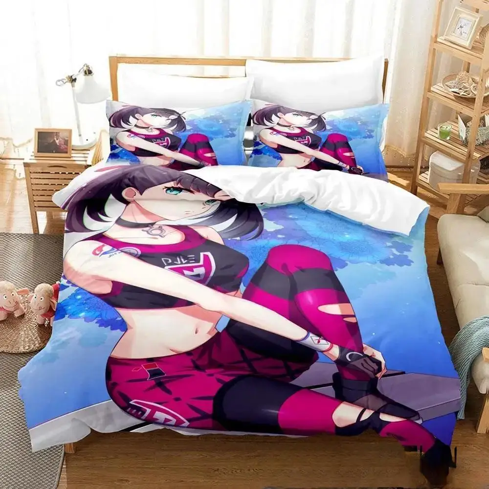 

3D Print Anime Marnie Bedding Set Duvet Cover Bed Set Quilt Cover Pillowcase Comforter King Queen Size Boys Adult Home Textiles