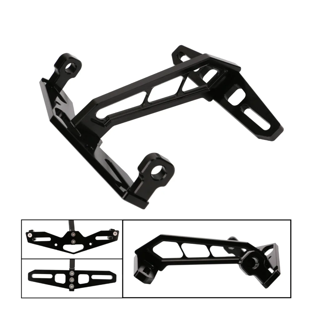 CNC Aluminum Motorcycle License Plate Mount Holder Turn Signal Light Bracket Frame for HONDA MSx125 Huanglong 300 Lanbaolong