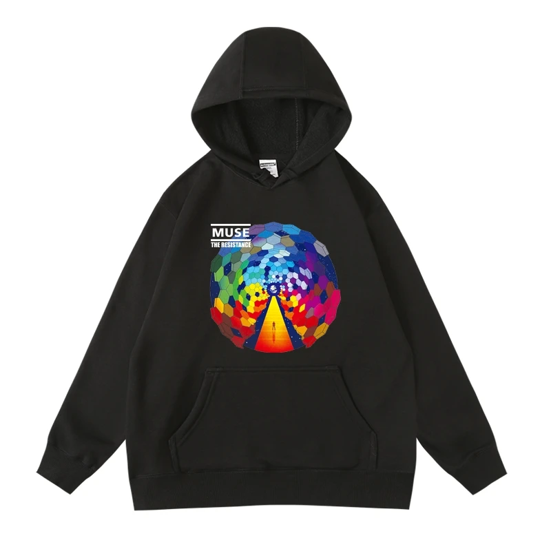 Muze Rockband Hoodie Harajuku Streetwear Hoody Pullovers Hiphop Hoody Tops