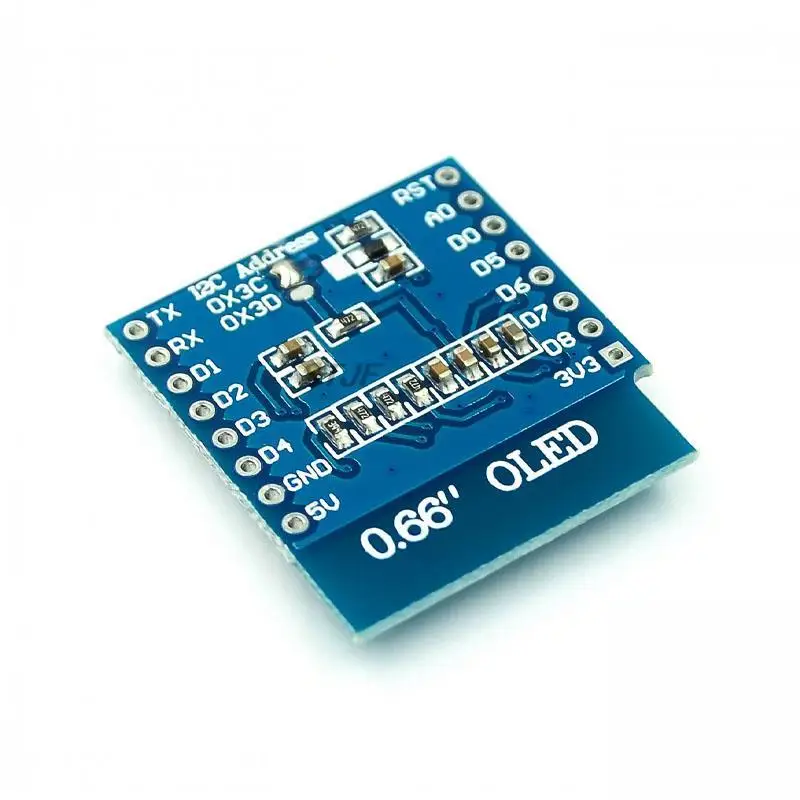 وحدة عرض OLED لـ WEMOS D1 MINI ، Arduino ، AVR ، STM32 ، 64x48 ، شاشة LCD ، IIC ، I2C ،